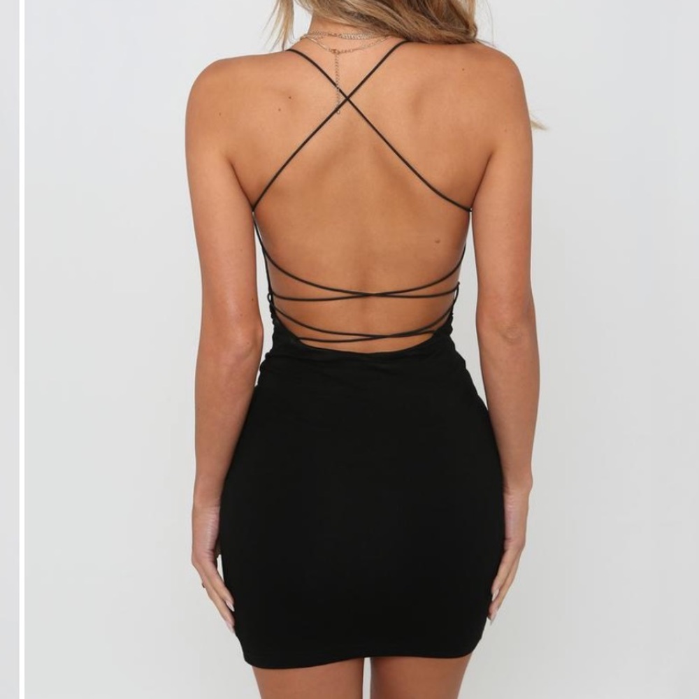 Strappy mini dress